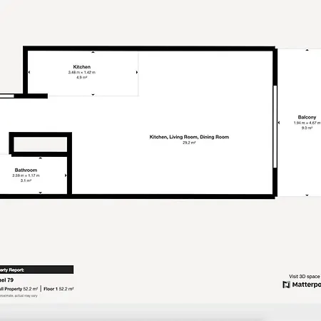 Sao Rafael, 450m Апартаменти Албуфейра